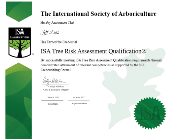 Our Certifications | Aadams Tree Service, Tree Care, Tree Trimming &Amp; Pruning, Tree Removal, Stump Grinding | Tree Service, Tree Trimming &Amp; Pruning, Tree Removal, Stump Grinding | Isa Tree Risk Assessment